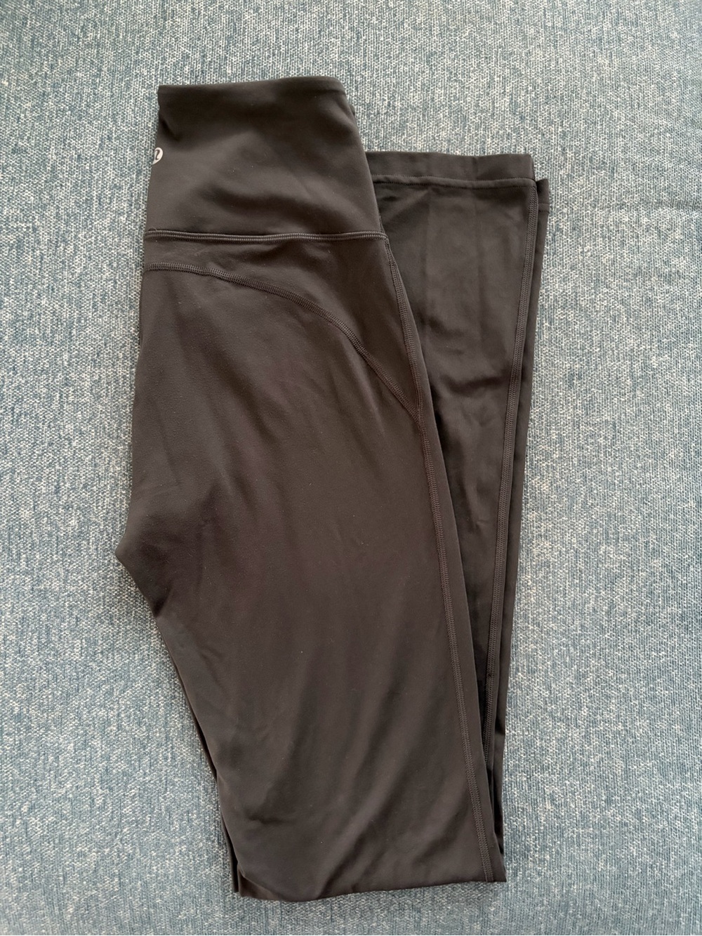 Lululemon Athletica Groove Super-High-Rise Flared Graphite Grey Leggings Pant